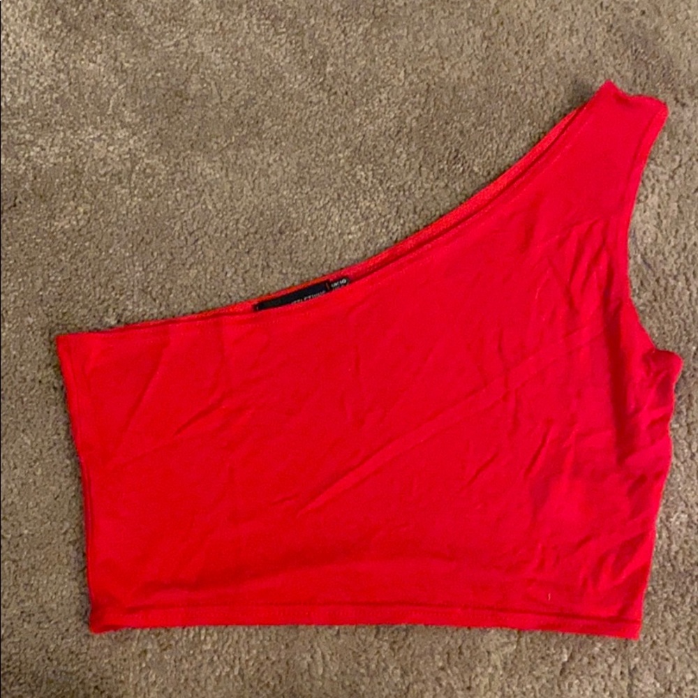 Prettylittlething one shoulder top